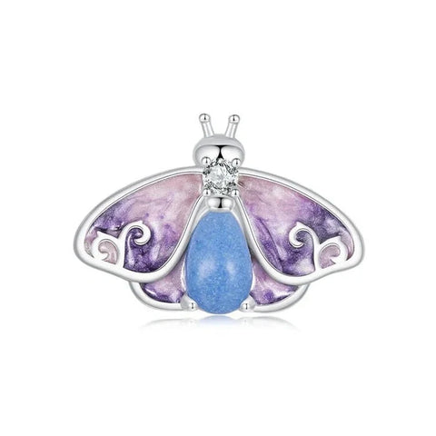 jewlouli glow in the dark luminous twilight butterfly pandora charm jewelry fits pandora bracelet