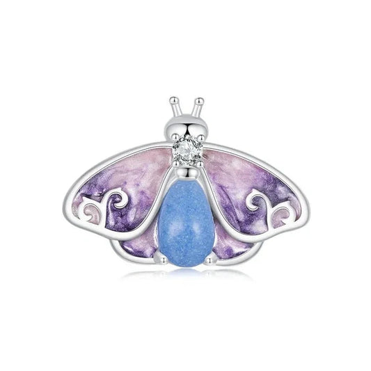 jewlouli glow in the dark luminous twilight butterfly pandora charm jewelry fits pandora bracelet