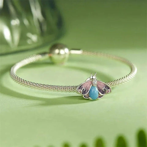 jewlouli glow in the dark luminous twilight butterfly pandora charm jewelry fits pandora bracelet