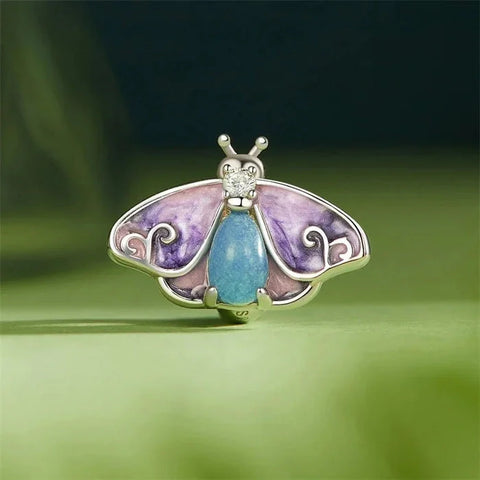 jewlouli glow in the dark luminous twilight butterfly pandora charm jewelry fits pandora bracelet
