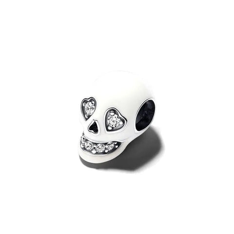 Glow in the dark Sparkling Skull Charm - Glow in the dark Sparkling Skull Charm