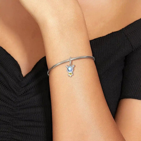 jewlouli glowing bear dangle pandora charm jewelry fits pandora bracelet