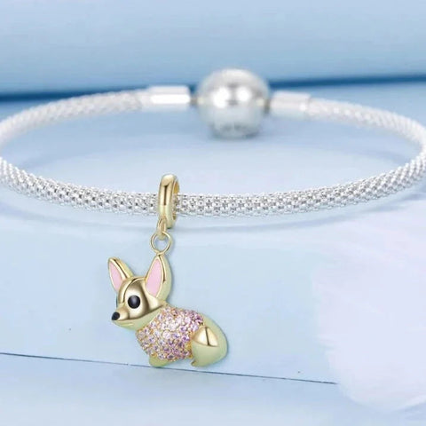 Gold Chihuahua Charm - Gold Chihuahua Charm