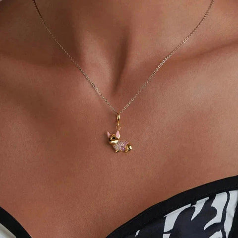 Gold Chihuahua Charm