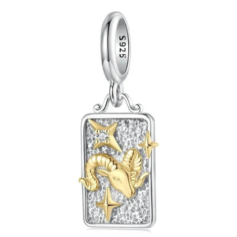 Gold & Silver Astrology Signs Zodiac Constellation Charms - Gold & Silver Astrology Signs Zodiac Constellation Charms