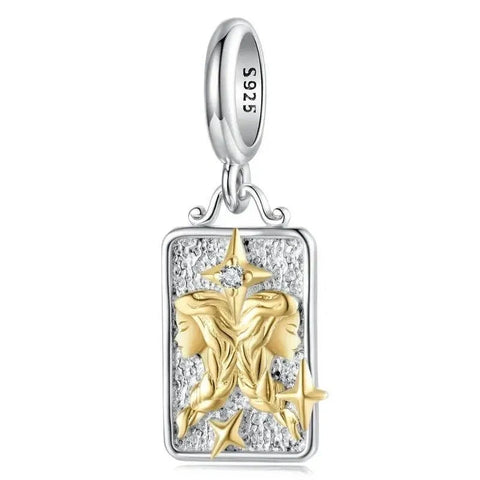 jewlouli gold silver astrology signs zodiac constellation charms jewlouli jewelry fits pandora bracelet