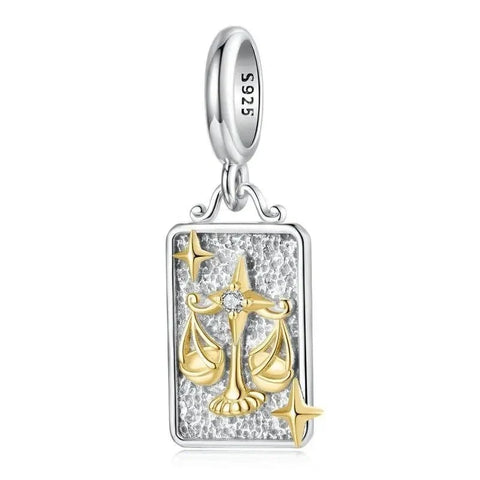 Gold & Silver Astrology Signs Zodiac Constellation Charms - Gold & Silver Astrology Signs Zodiac Constellation Charms