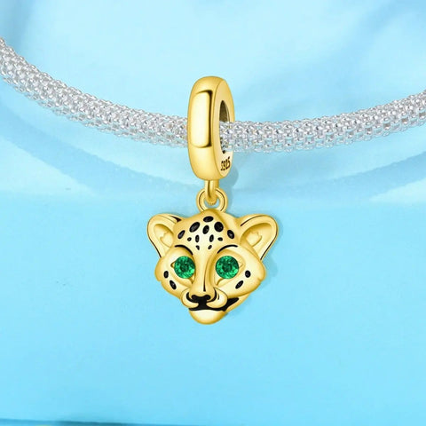 Golden Cheetah Dangle Charm - Golden Cheetah Dangle Charm
