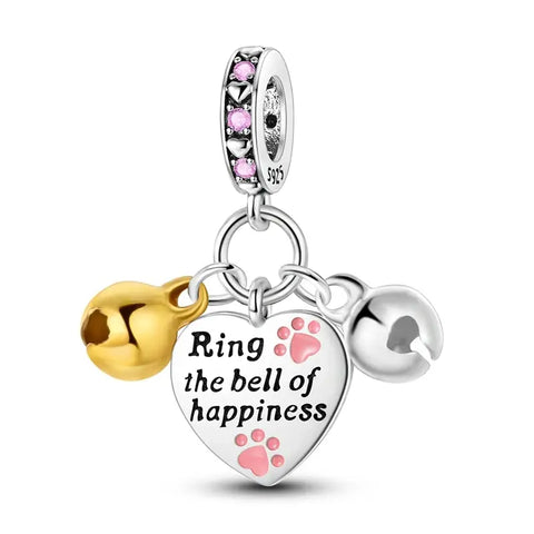 Ring The Bell Of Happiness paw Charm