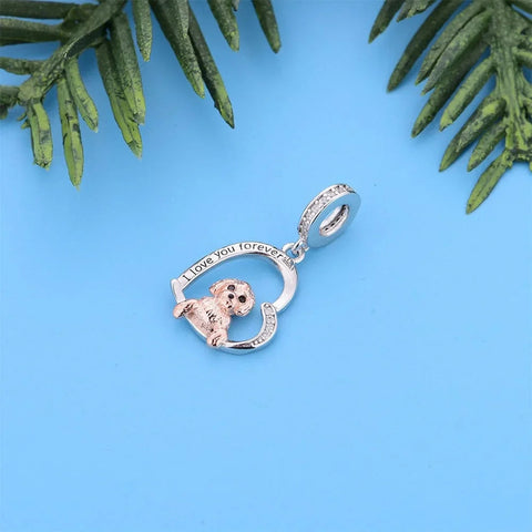 Goldendoodle Dog Charm - Goldendoodle Dog Charm
