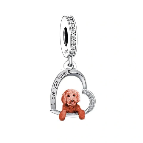 jewlouli goldendoodle dog pandora charm jewelry fits pandora bracelet