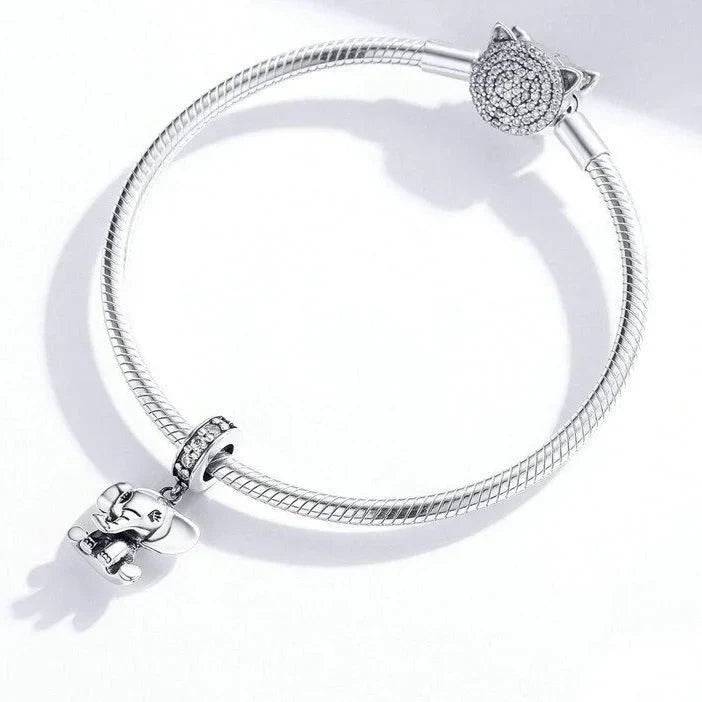 good-luck-elephant-charm Pandora fits bracelet affordable charm Jewelry