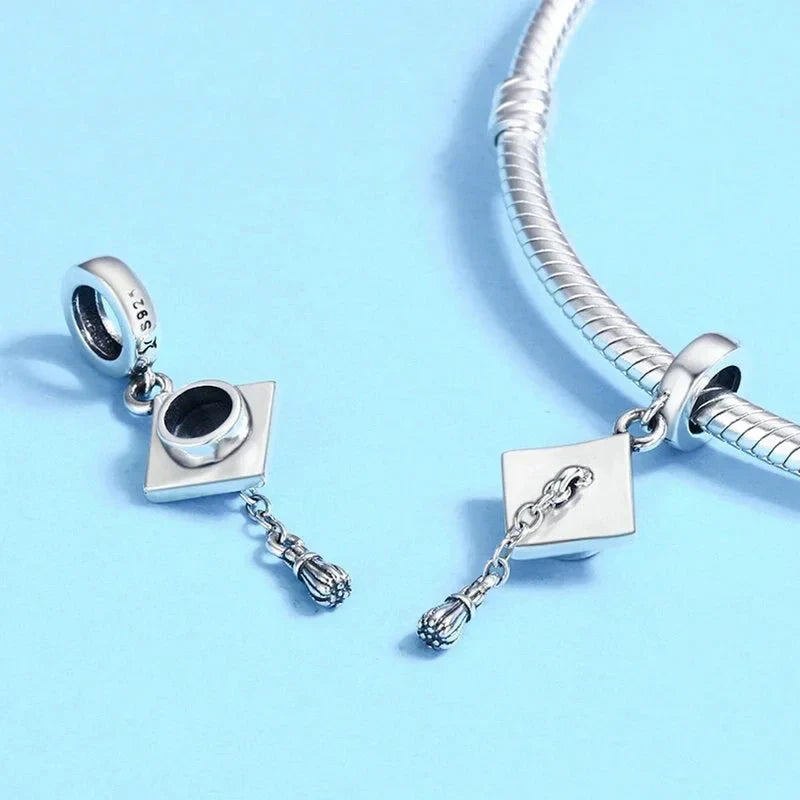 graduation-hat Jewelry affordable Pandora charm fits bracelet