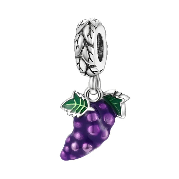 Grape Charm - grape-charm charm Jewelry Pandora affordable fits bracelet