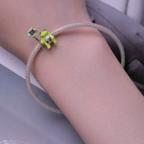 Green Frog Charm