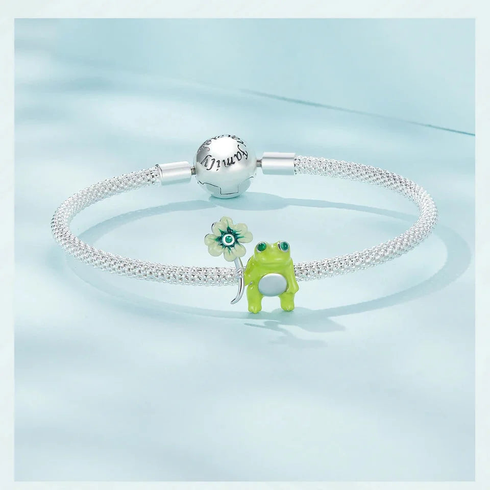 green-frog-charm charm Jewelry affordable Pandora fits bracelet