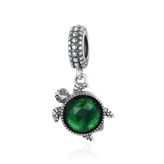 Green Turtle Charm
