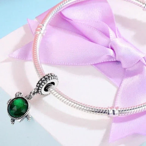 Green Turtle Charm