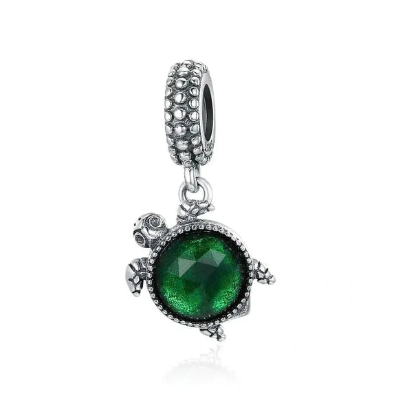 Green Turtle Charm - green-turtle-charm Jewelry Pandora fits bracelet charm affordable