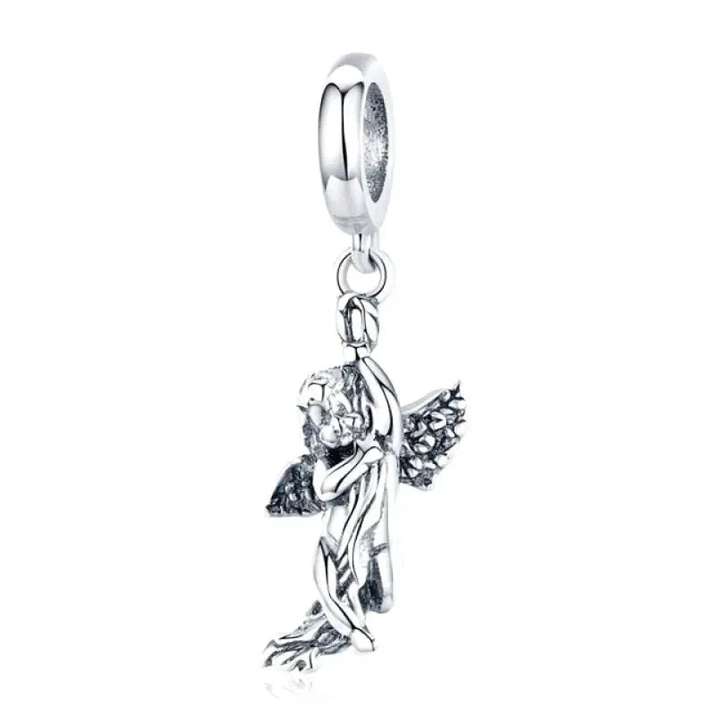 guardian-angel-charm affordable fits Pandora bracelet Jewelry charm