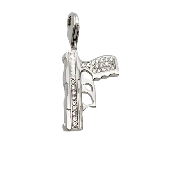 Gun Charm - gun-charm Jewelry fits Pandora bracelet affordable charm