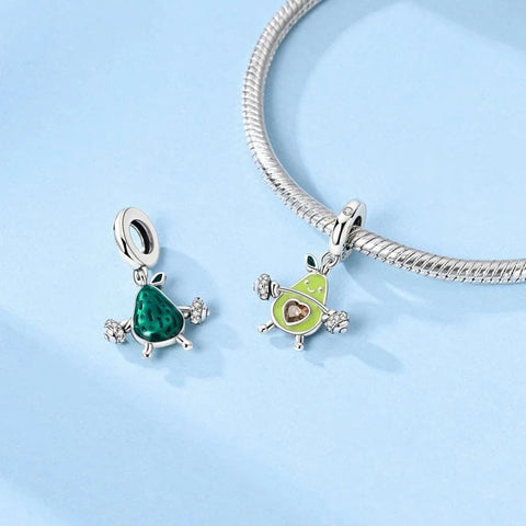 Gym Lifting Avocado Charm - Gym Lifting Avocado Charm