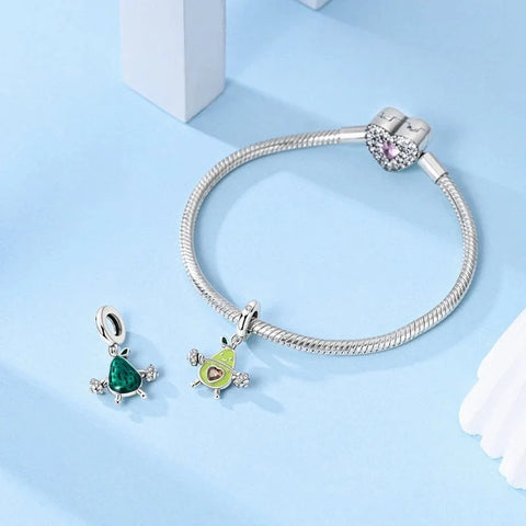 jewlouli gym-lifting-avocado-pandora-charm-jewelry__ fits pandora bracelet