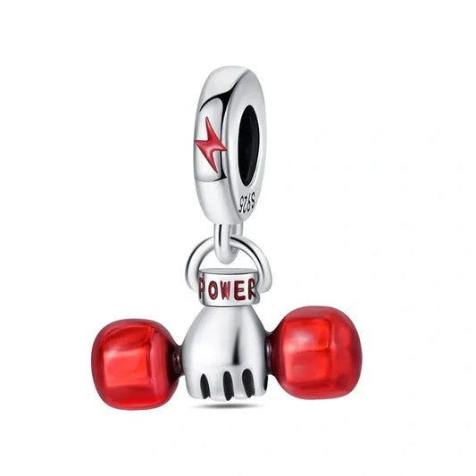 jewlouli gym-power-pandora-charm-jewelry__ fits pandora bracelet