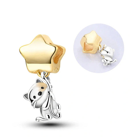 Cat Star Charm