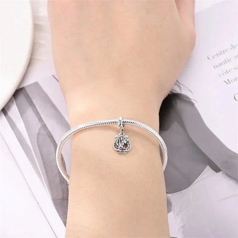 harp-charm Pandora Jewelry affordable charm fits bracelet