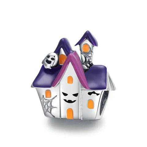 Haunted Halloween House Charm