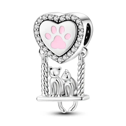 Heart Dog Collar Charm