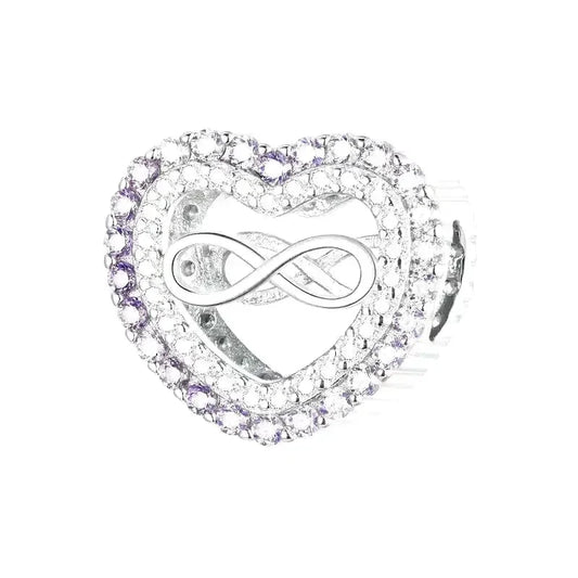 heart-infinity-symbol-charm Jewelry Pandora affordable fits bracelet charm