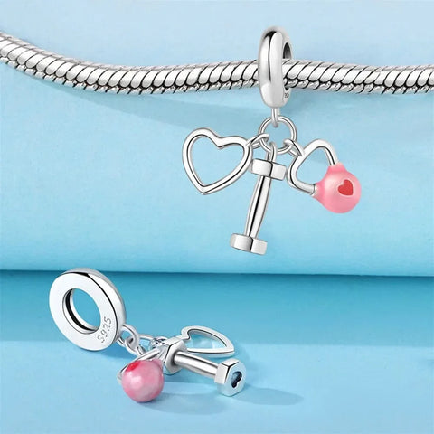 jewlouli heart-kettlebell-fitness-trio-dangle-pandora-charm-jewelry__ fits pandora bracelet