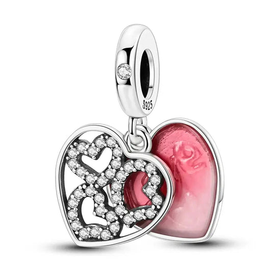Two Hearts Charm