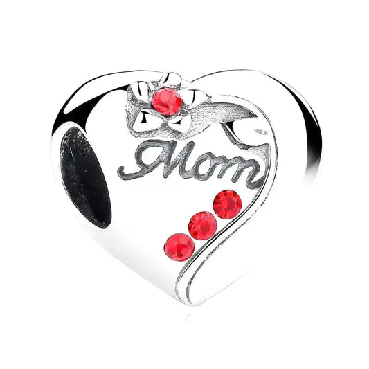 Heart Mom Charm