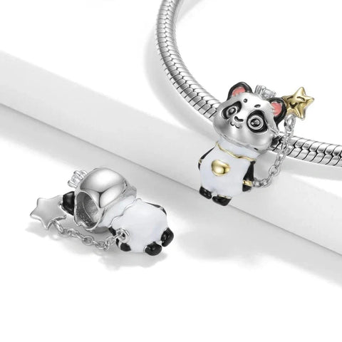jewlouli heavenly starry panda pandora charm jewelry fits pandora bracelet
