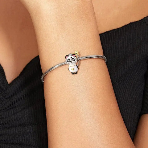 jewlouli heavenly starry panda pandora charm jewelry fits pandora bracelet