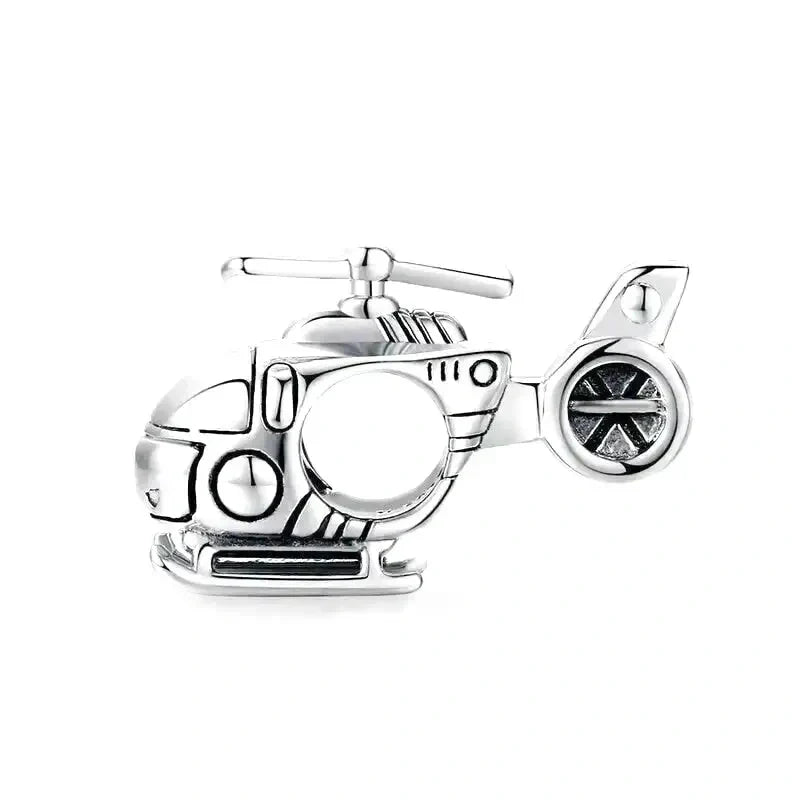 helicopter Jewelry fits Pandora bracelet affordable charm