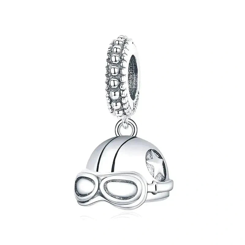 helmet fits Pandora bracelet affordable charm Jewelry