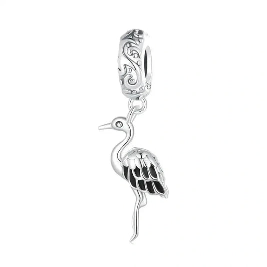 heron-charm charm affordable Jewelry fits Pandora bracelet