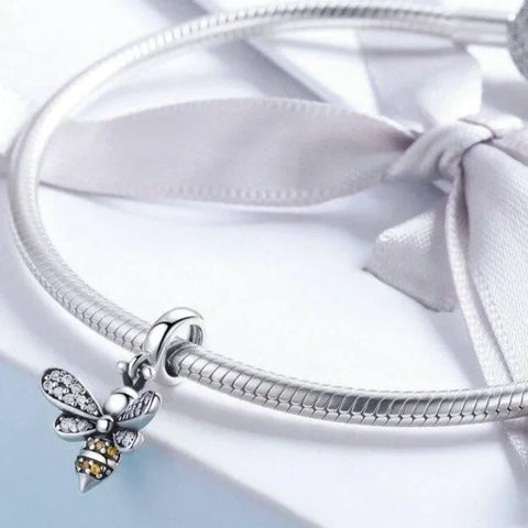 honey-bee-charm fits Pandora bracelet charm Jewelry affordable