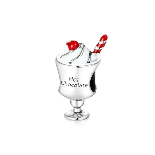 hot-chocolate Jewelry affordable fits Pandora bracelet charm