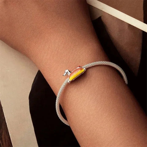 jewlouli hot dog dachshund charm jewlouli jewelry fits pandora bracelet