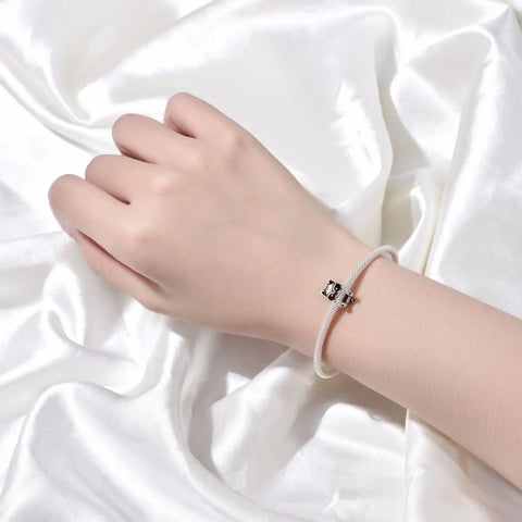 jewlouli hugging raccoon pandora charm jewelry fits pandora bracelet