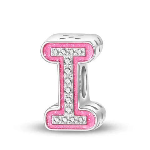 I pink charm letter - I pink charm letter