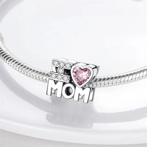 I Love Mom Charm