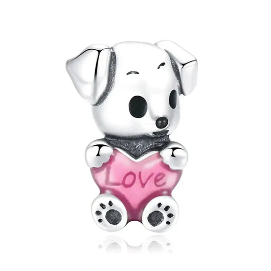 I Love my Dog Charm