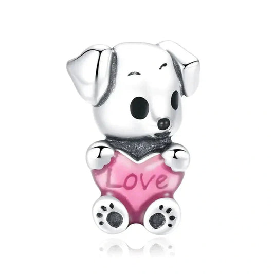 i-love-my-dog-charm charm fits Pandora bracelet Jewelry affordable