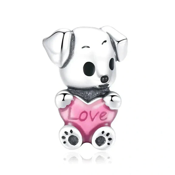 I Love my Dog Charm - i-love-my-dog-charm charm fits Pandora bracelet Jewelry affordable